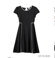 What to wear with this black dress? Since it's still cold, I want to wear maybe a shirt under it or a jacket. I have gray leggings, black leggings, black boots. What color shirt should I wear under it or what jacket? Picture of the dress- http://mobile.kohls.com/product/prd-2057674/disney-d-signed-pique-fit-flare-dress-girls-7-16.jsp What to wear with this black dress? Since it's still cold, I want to wear maybe a shirt under it or a jacket. I have gray leggings, black leggings, black boots. What color shirt should I wear under it or what jacket? Picture of the dress- http://mobile.kohls.com/product/prd-2057674/disney-d-signed-pique-fit-flare-dress-girls-7-16.jsp