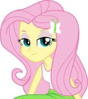 Did anyone else notice that in the movie "Equestria Girls" Fluttershy wears eyeshadow? The only other two "people" in the movie that wear eyeshadow are Rarity and "Vice Principal Luna". That makes sense because they wear make up as ponies too. Isn't it weird?