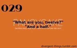 What are your 3 favourite scenes from Divergent? The book. ;)  Mine are:  3. The zip line 2. The Ferris wheel 1. THE MUFFIN SCENE!!!! :D :D :D