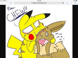 Is this disturbing? Its a weird Pikachu, yes, but you answer to it yourself.