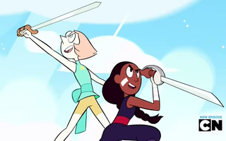 Do you think Steven finally learned to activate his shield? (Steven Universe) I saw in the new theme song that Steven has his shield in it, so I wondered this question. I think maybe, but what are your opions? I just want to show you this to help you make a desison.  https://www.youtube.com/watch?v=8HVVt-PYWFs (Clip from Sworn to the Sword)