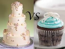 Which would you rather have to eat, cake or cupcake? I can't choose which one would be better.