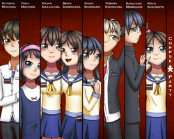 Need OC's for a story! Want to join? Who here has watched the Japanese anime series, or played the game, which are both by the same name: Corpse Party There are 9 main characters in this show, and I'll need 4 more people:  [M] Satoshi Mochida - Kyle the Fox [F] Ayumi Shinozaki - Sage Sparks the Wolf [M] Yoshiki Kishinuma - Bash the Wolf [F] Naomi Nakashima - Jackie the Hedgehog [F] Yuka Mochida (Satoshi's sister) - Sapphire the Hedgehog [F] Seiko Shinohara - [M] Sakutaro Morishige - Armando the Hedgehog [F] Mayu Suzumoto - Luna the Moonwolf [F] Ms. Yui Shishido - Acacia the Cheetah  The storyline: Mayu has just finished her last day at Kisaragi academy, and all her friends in class 2-9 have stayed behind to spend time with her. Ayumi reveals she found a charm on the internet called "Sachiko Ever After" - when performed right, each person involved will be great friends till the end of time, no matter how far apart. But after each person rips a piece of the paper doll, they crash through the floor of the classroom and into a nightmare of the cursed Heavenly Host Elementary School... Will they find their way out?  [WARNING! - Some of these characters WILL die during this story! If you die, then I am DEEPLY sorry, but that's how the story goes, and I'm just following the story!]