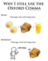 Do you know what the Oxford Comma is? If you do know what it is, do you use it?