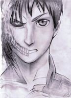 is my drawing of eren cool? it took a long time