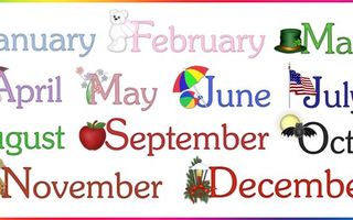 What's your favourite Month? Is it January, February, March, April, May, June, July, August, September, October, November or December?