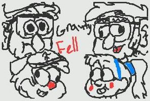 Would you watch the fanmade series 'Gravity Fell'? I'm going to make a fanmade parody series of 'Gravity Falls' called 'Gravity Fell'. It's going to basically be the same, but it's going to make fun of parts of the series that just didn't make sense, like how Stanley got away with impersonating his brother for 30 years straight even though the real Stanford clearly has six fingers. (Stanley=Stand, Dipper=Dopper, Mabel=Maple, Ford=Sord) So, I want to know if you would watch it. (So I know if it's worth making) (If this gets enough votes for me to do this, I'll hopefully start making it when I get my computer back) (I'M SO SORRY! I HAD TO UNPUBLISH THIS TO GET THIS OUT OF BECOMING PROFILE!)