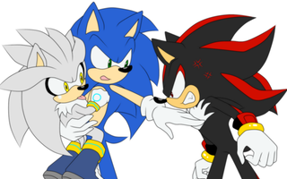 Favorite Sonic character out of all the characters in the series? My favorite is Shadow!Sonic and Silver are tied for second place.I'm just wondering who your character might be,even though this question was probably asked a million times.XD