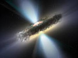 has anyone heard of a white hole? There's such a thing as a white hole. I found out recently it's basically a black hole but in reverse. It doesn't suck anything in it blows it all out and nothing can ever get in.