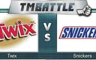 which one would you rather have or eat, snickers or twix? i don't really favor one more than the other...so...yea question number 12