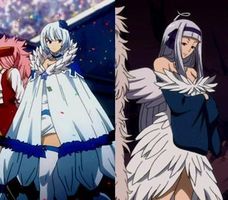 Fairy Tail Question: Doesn't Yukino and Angel look like sisters?! I mean they both have the same eye color and hair color.