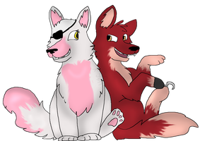 is Mangle & Foxy a great couple? I think their both as cute as they can be