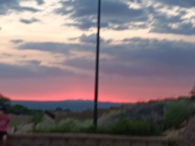 Mountains and nature, and ABQ city's Photo