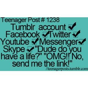 THE TEENAGE POSTS PAGE!'s Photo