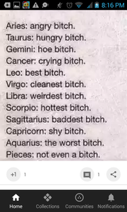 The Zodiac Signs page's Photo