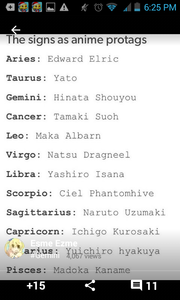 The Zodiac Signs page's Photo