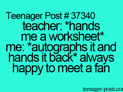 Teenager post's Photo