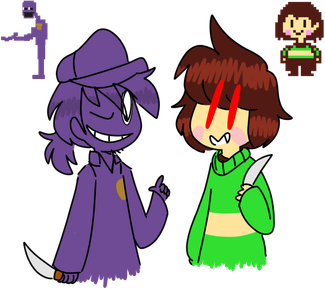 FNAF and Undertale's Photo