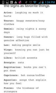 The Zodiac Signs page's Photo