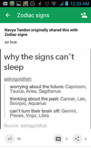 The Zodiac Signs page's Photo