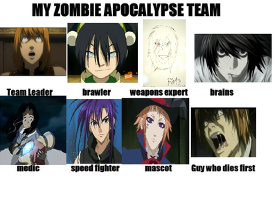 Zombie apocalypse team's Photo