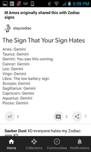 The Zodiac Signs page's Photo