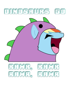 Dinosaurs Go Rawr Page