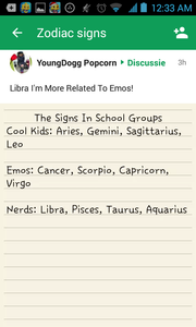 The Zodiac Signs page's Photo