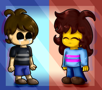 FNAF and Undertale's Photo