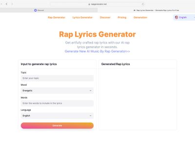 Rap Generator's Photo