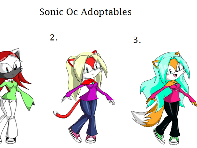 Sonic OC Adoptables's Photo