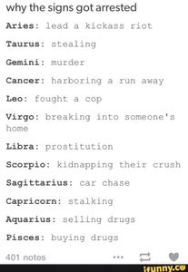 The Zodiac Signs page's Photo