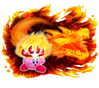 Monster Flame Kirby