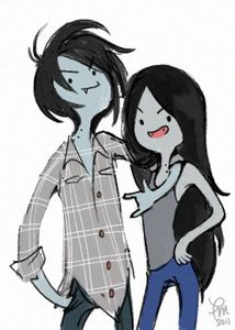 You're Marceline/Marshall Lee!