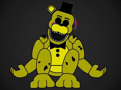 you are Withered golden freddy