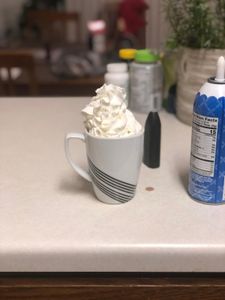 Hot Cocoa Photographed in Portrait Mode by Sarah's Little Sister