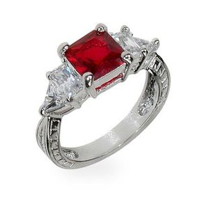 Red Engagement Ring