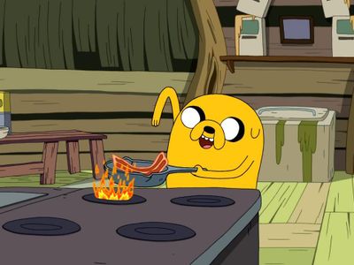 Finn & Jake's Bacon Pancakes from "Adventure Time"