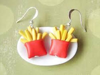 French Fry Earrings