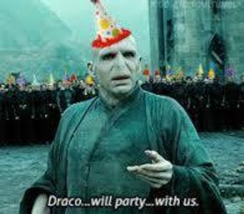 Ok does Voldemort throw parties?