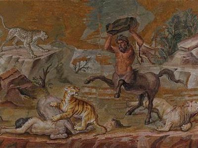 In Greek mythology, which Centaur was known for his wisdom and knowledge of medicine?