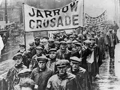 What was the Jarrow Crusade?