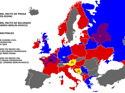 Which two superpowers were the primary participants in the Cold War?