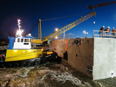 What is the purpose of pontoons on a boat?