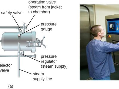 Which of the following is a method used to sterilize equipment in a laboratory?