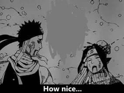 when  Zabuza is about to die next to the dead haku what is his last wish?