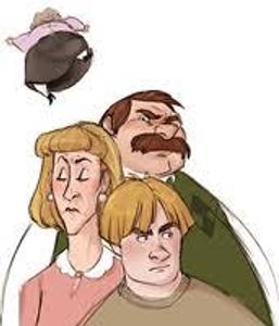 In the Dursley family there are two female Dursley's mentioned. What are their names?