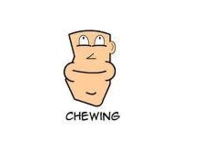 Chewing ____ while taking a test may improve your test scores, according to a study.