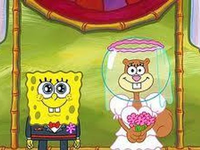 True or false: SpongeBob's voice actor is married to the voice actor of Sandy.