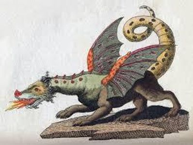 Which ancient civilization believed dragons were noble creatures associated with water and rainfall?